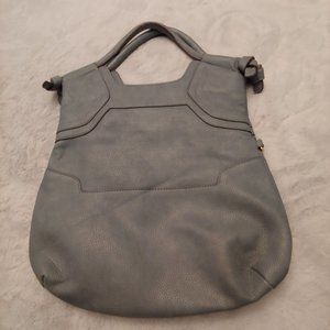 Foley & Corinna Vegan cobbled dusty blue bag